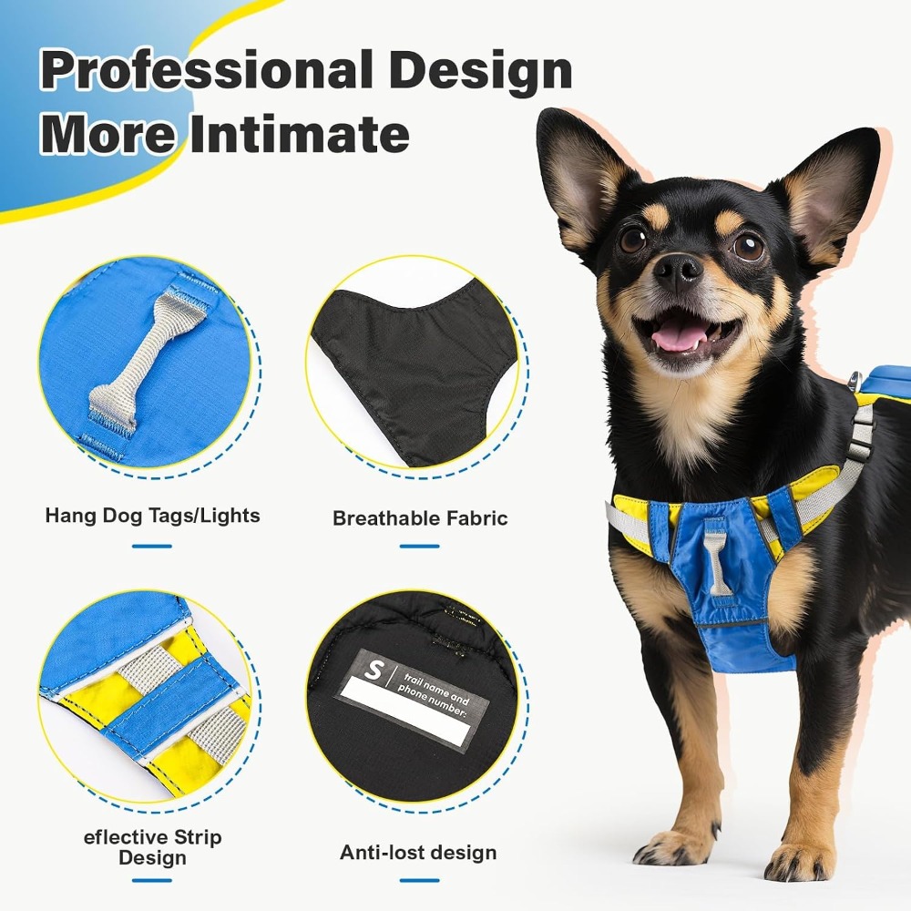 No Pull Dog Harness, 2 in 1 Re - Retractable Dog Leash incelemesi ve fiyatı