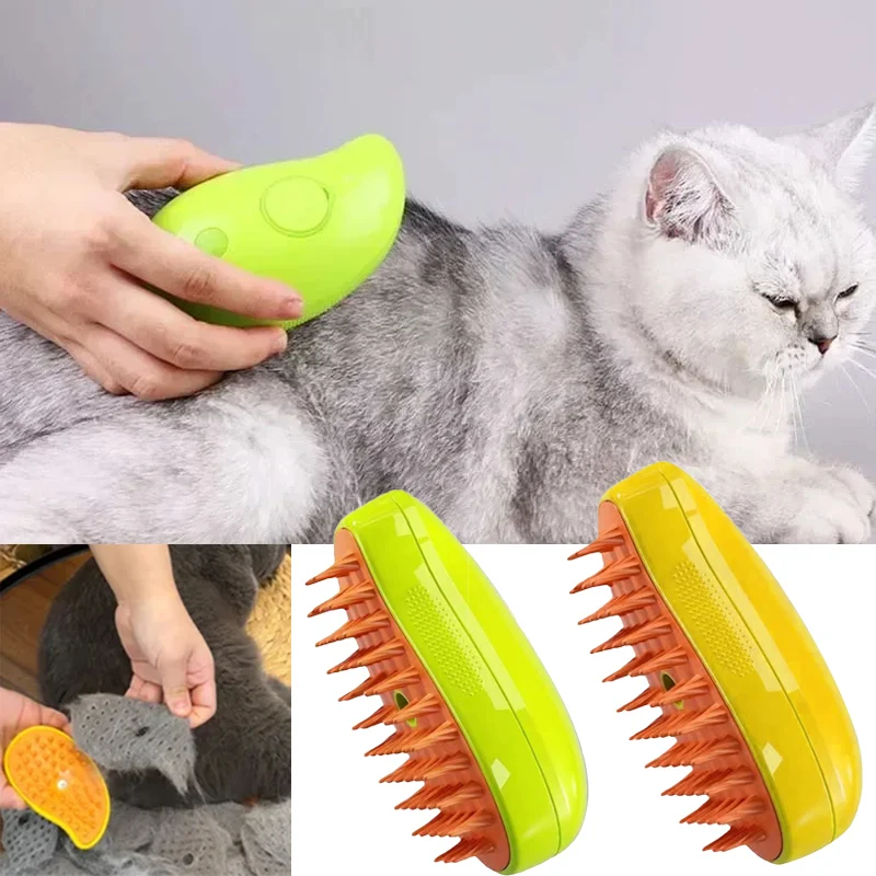 Cat Steam Brush Electric Spray - Pet Supplies Grooming Hours incelemesi ve fiyatı