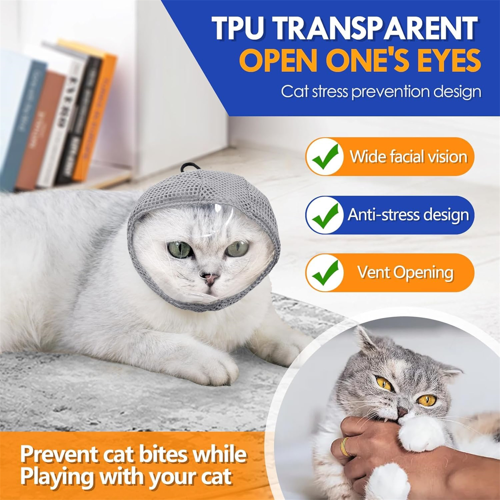 Pet Cat Anti Bite Muzzles Adju - Pet Supplies Nail Trim incelemesi ve fiyatı
