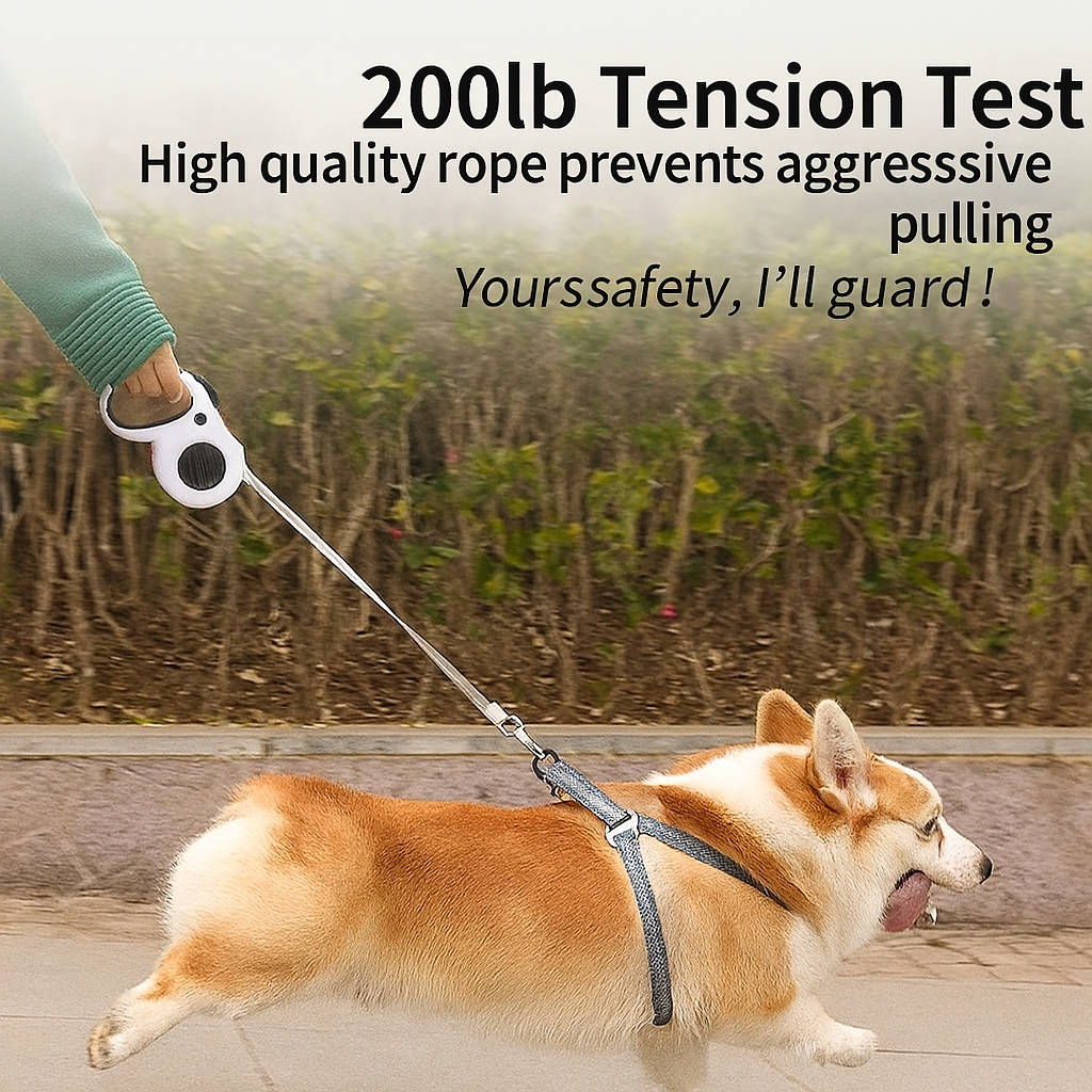 Dog leash with one-button brak - Retractable Dog Leash incelemesi ve fiyatı
