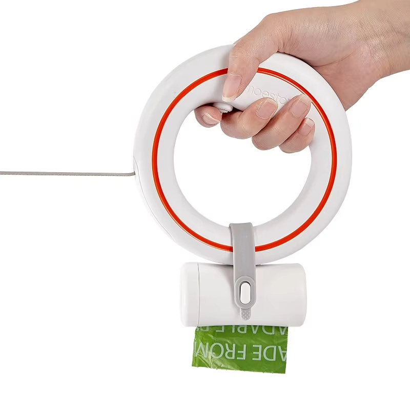 Moestar UFO 개폐식 가죽 끈 2 라이트 금속  - Retractable Dog Leash incelemesi ve fiyatı