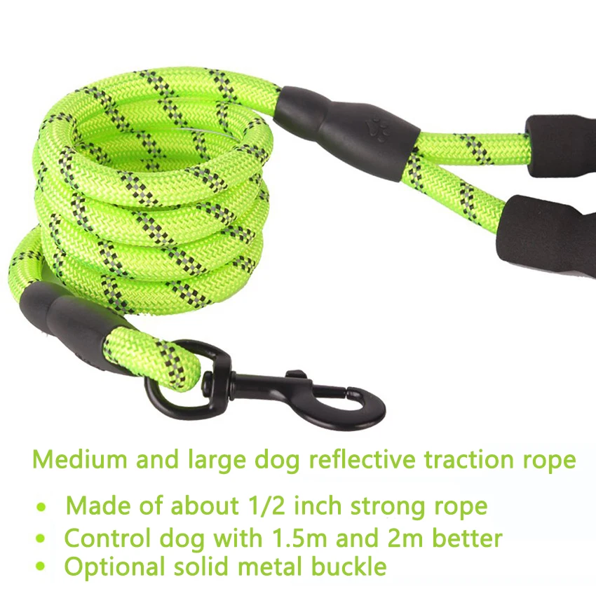 1.5M/2M/3M Large Dog Rope Roun - Retractable Dog Leash incelemesi ve fiyatı