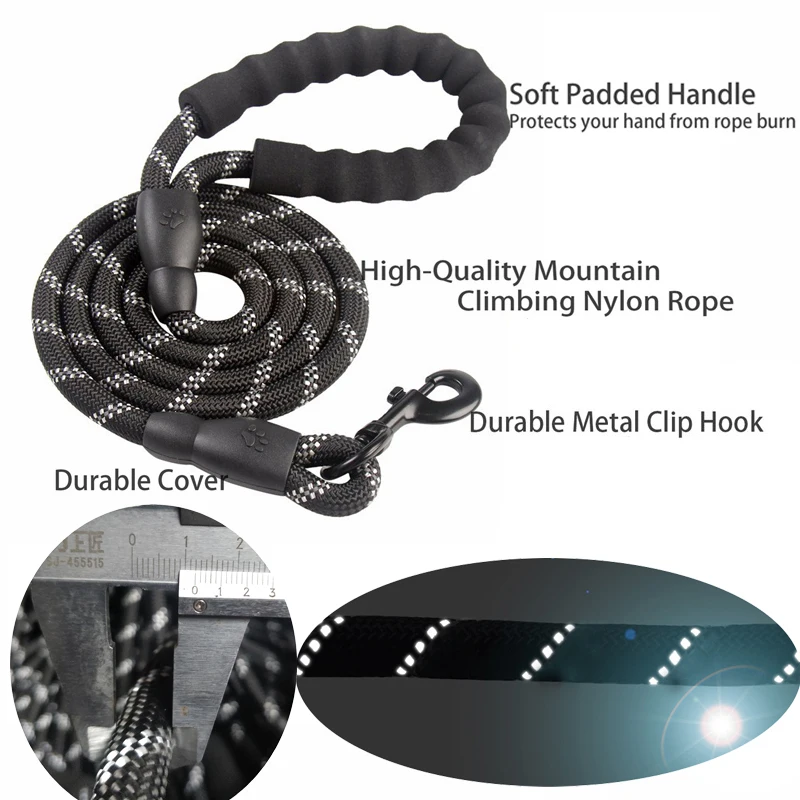 1.5M/2M/3M Large Dog Rope Roun - Retractable Dog Leash incelemesi ve fiyatı