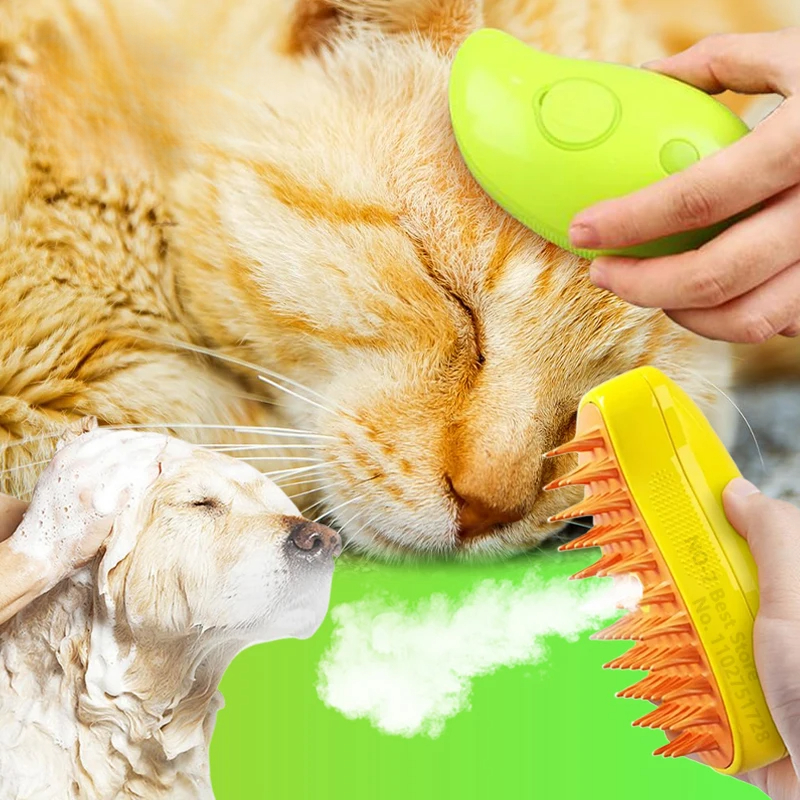 3-in-1 Steamy Brush for Pet Ca - Pet Supplies Grooming Hours incelemesi ve fiyatı
