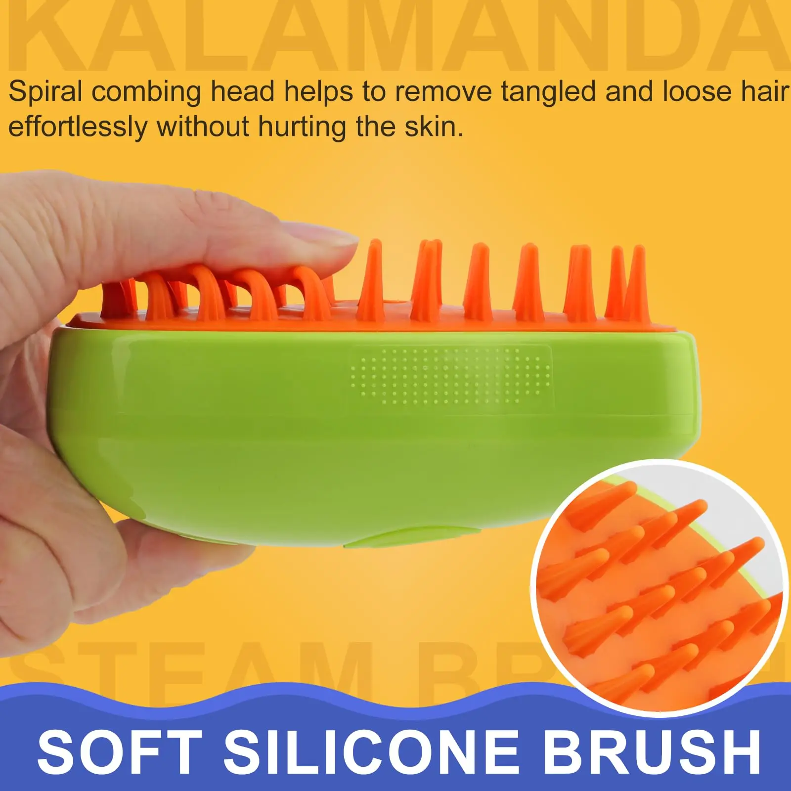 3-in-1 Steamy Brush for Pet Ca - Pet Supplies Grooming Hours incelemesi ve fiyatı