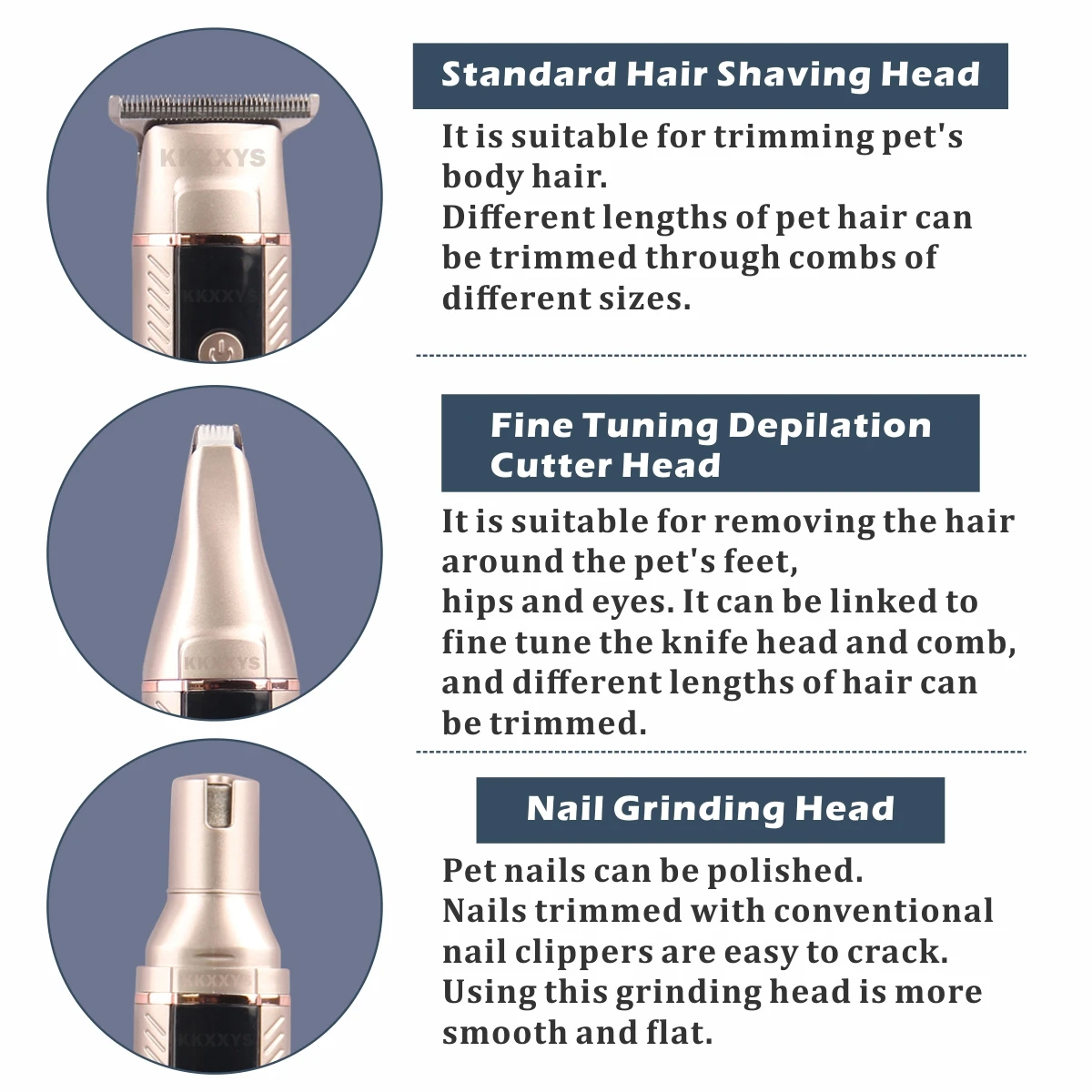 Pet Hair Trimmer 3in1 Professi - Pet Supplies Grooming Hours incelemesi ve fiyatı