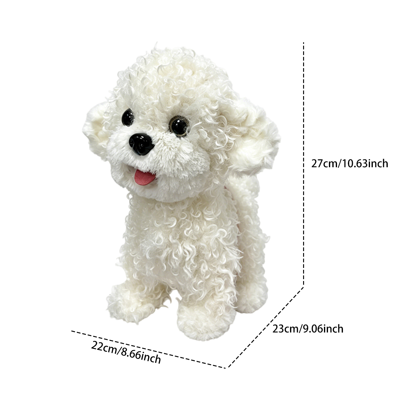 Music-themed plush toy dog wit - Retractable Dog Leash incelemesi ve fiyatı