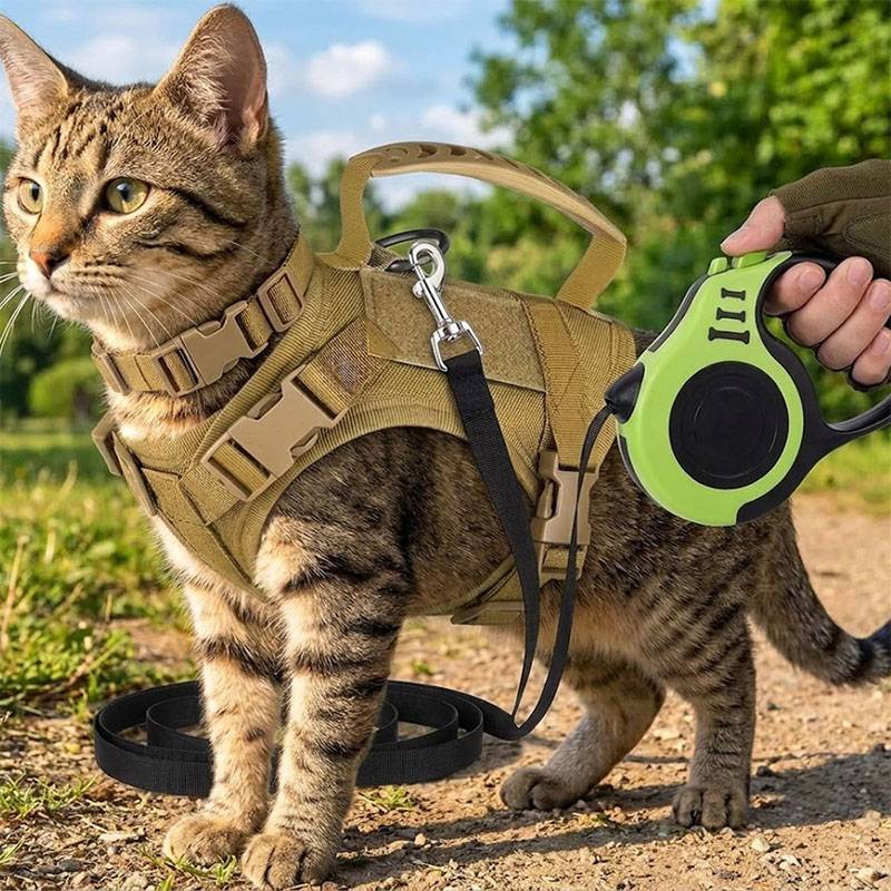 Breathable Tactical Pet Harnes - Retractable Dog Leash incelemesi ve fiyatı