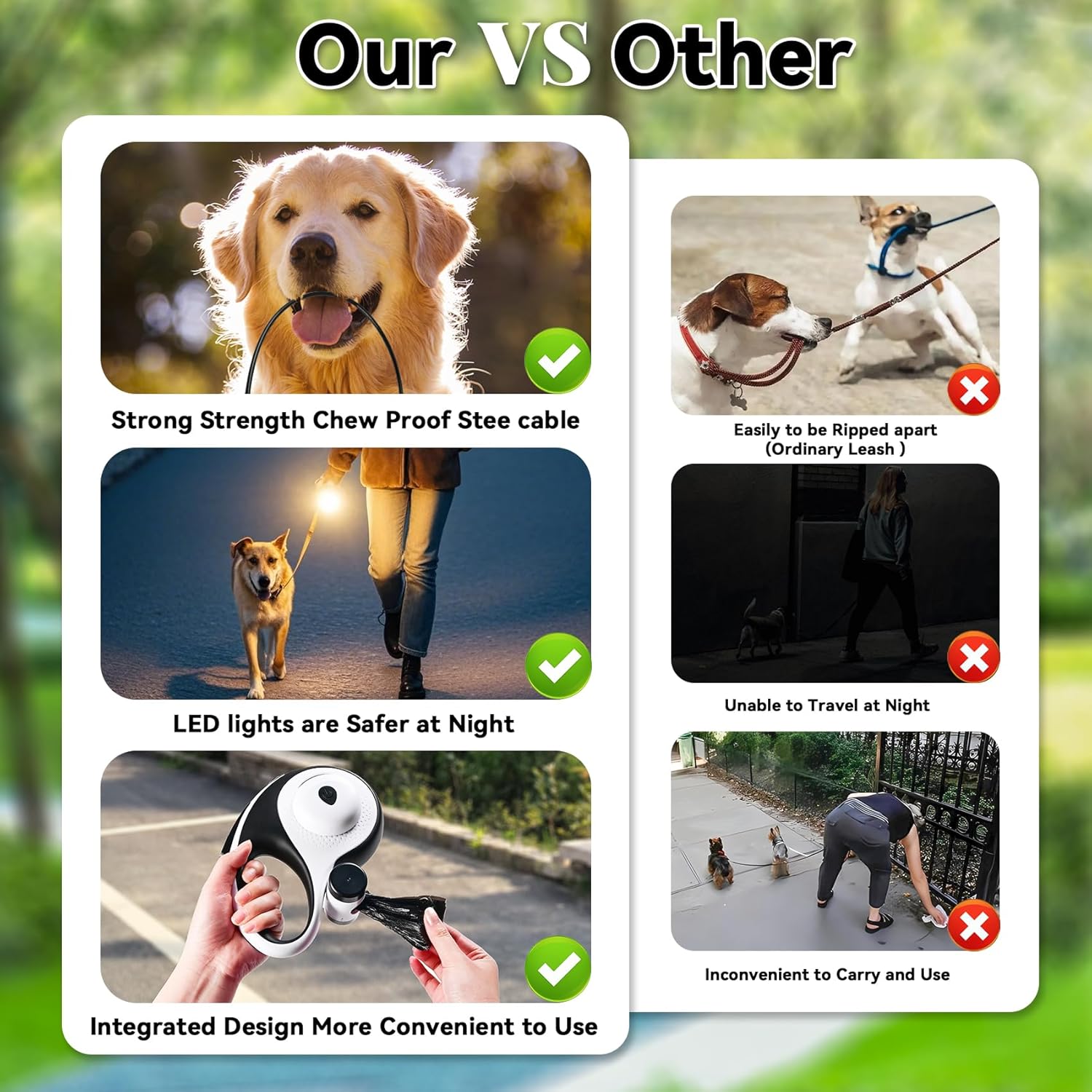 26ft Retractable Dog Leash for - Retractable Dog Leash incelemesi ve fiyatı