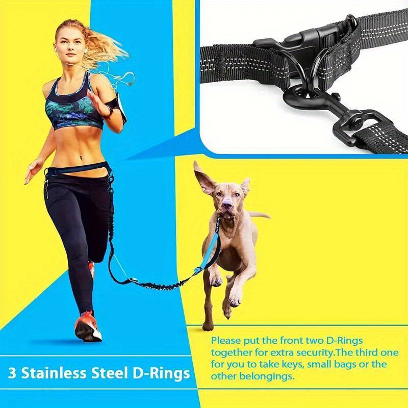 Adjustable Hands-Free Dog Runn - Retractable Dog Leash incelemesi ve fiyatı