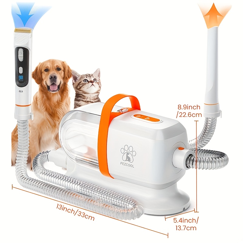8-in-1 Dog Grooming Vacuum for - Pet Supplies Grooming Hours incelemesi ve fiyatı