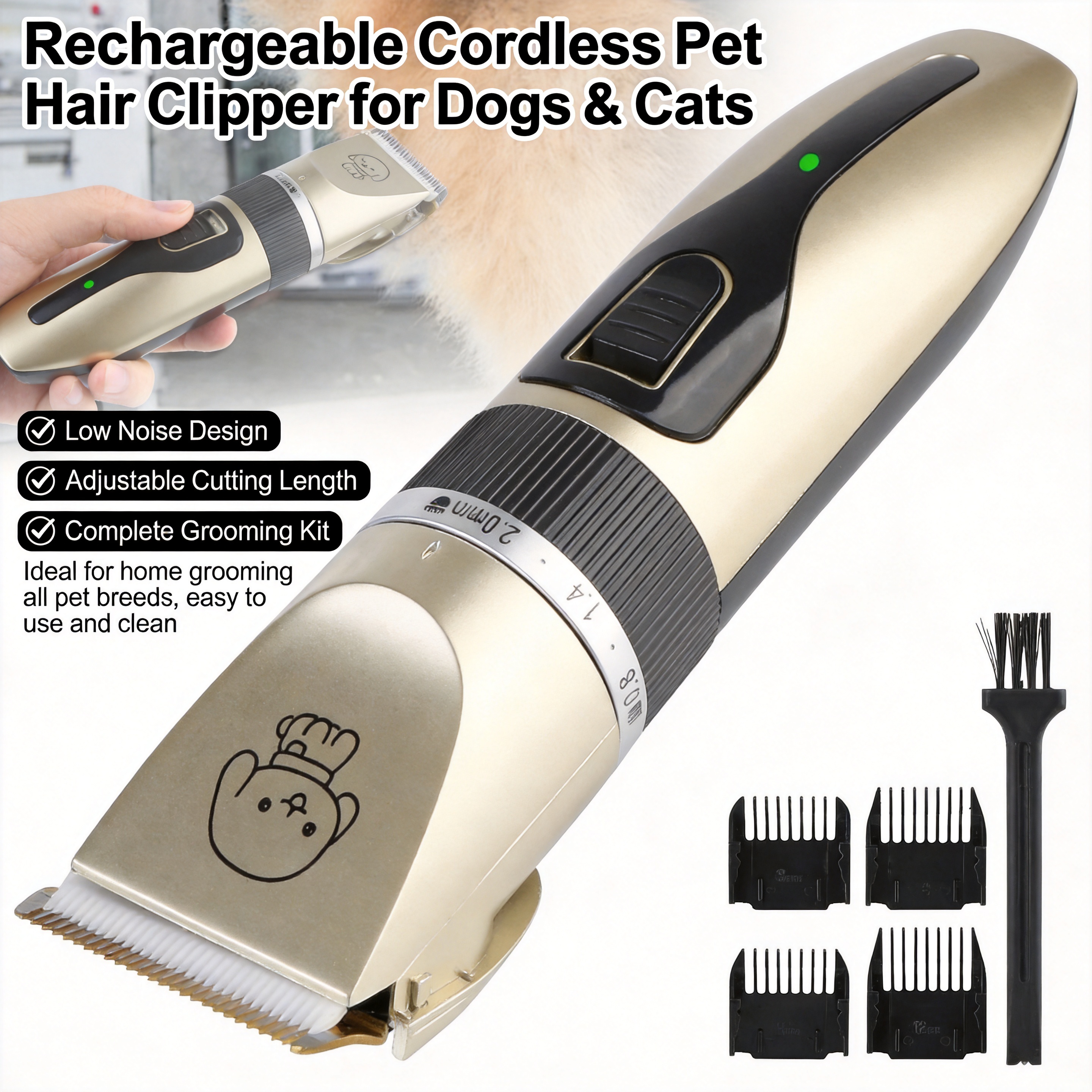 Pet Hair Clipper Haircut Trimm - Pet Supplies Grooming Hours incelemesi ve fiyatı