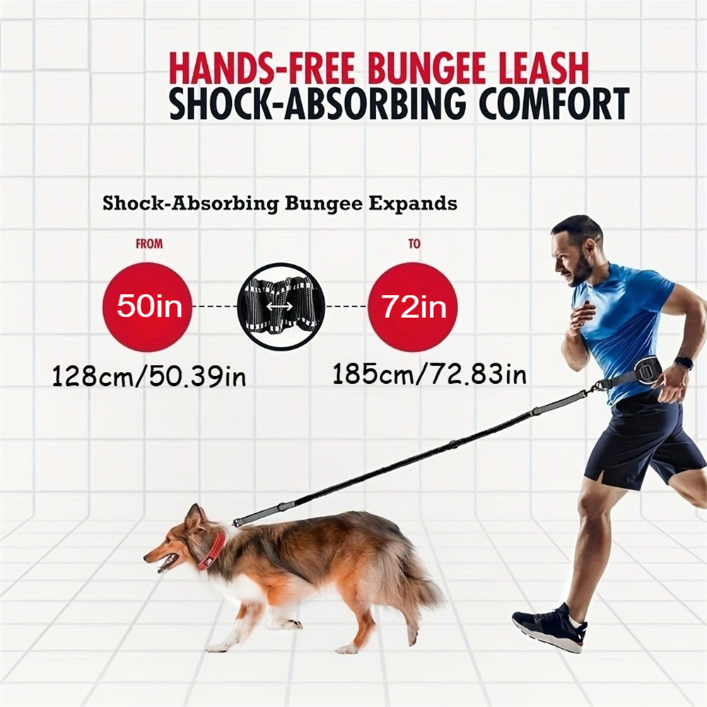 Hands Free Dog Leash Dog Waist - Retractable Dog Leash incelemesi ve fiyatı