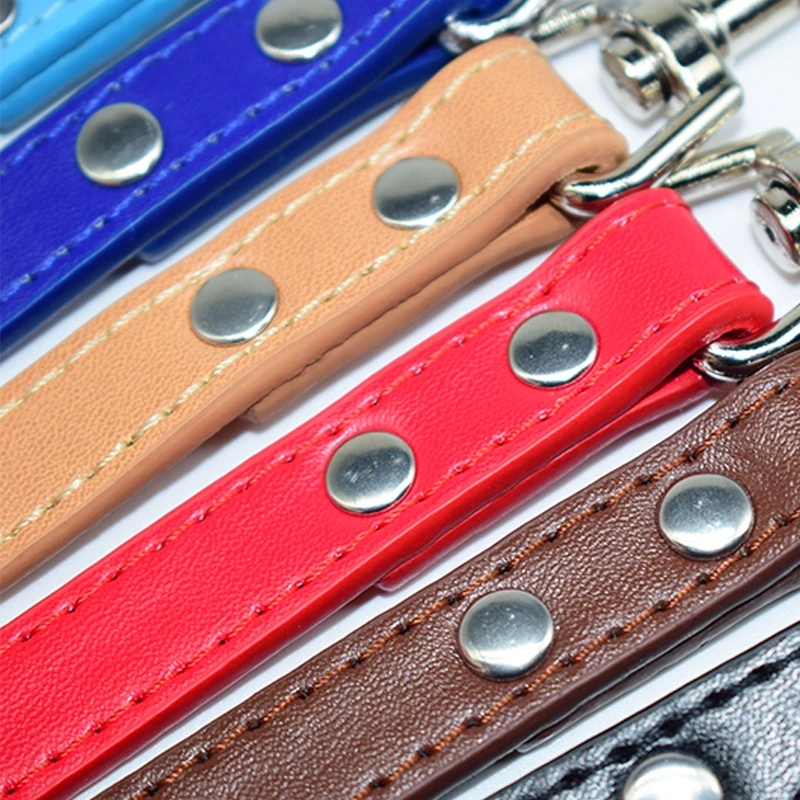 Leather Dog Leash Pet Dogs Lea - Retractable Dog Leash incelemesi ve fiyatı
